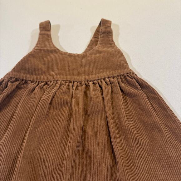 Carter's Toddler Girl 2T Brown Corduroy Dress 100% Cotton - Picture 5 of 5